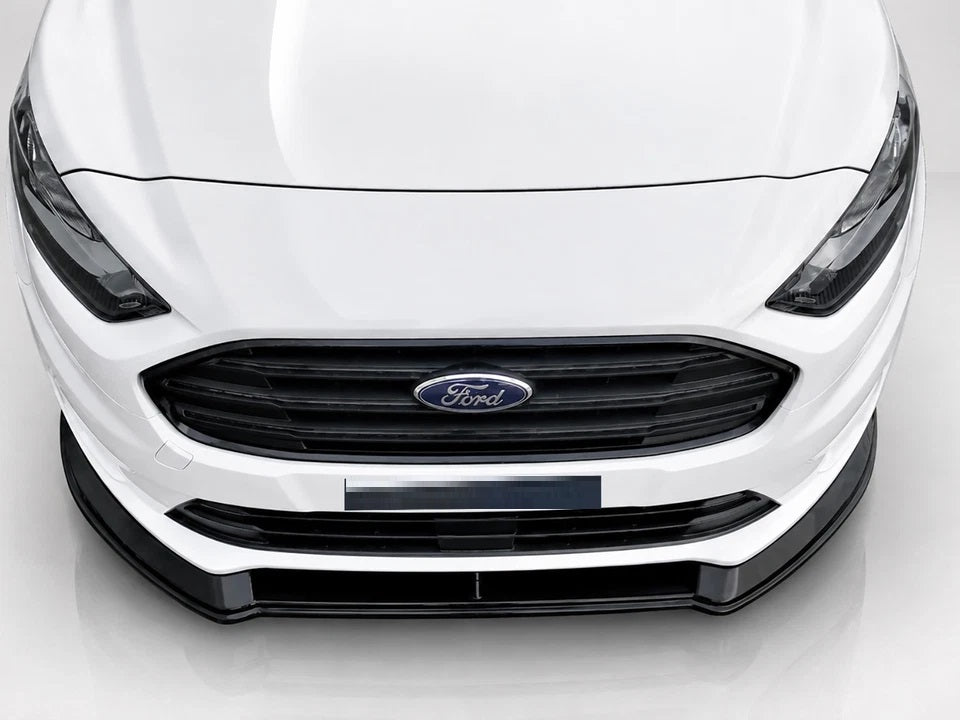 👉Splitter Anteriore ABS Nero Lucido Ford Transit Connect Mk2 Facelift 19-24👈