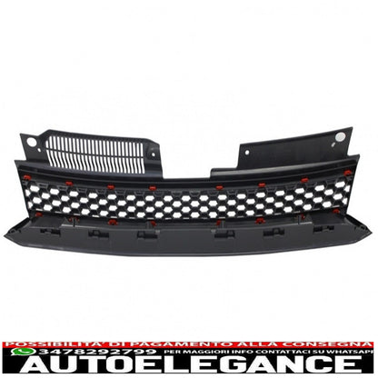 Badgeless Honeycomb Grille with Osram Xenon Headlights Dynamic Sequential LED Turning Lights GTI Design Fit for VW Golf 6 Vi 2008-2012. 