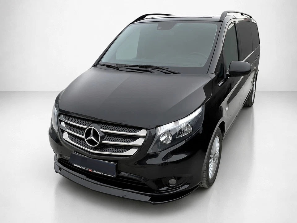 👉Splitter anteriore Mercedes Vito W447 14-24 labbro spoiler ABS nero lucido👈