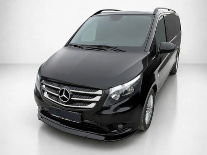 👉Splitter anteriore Mercedes Vito W447 14-24 labbro spoiler ABS nero lucido👈