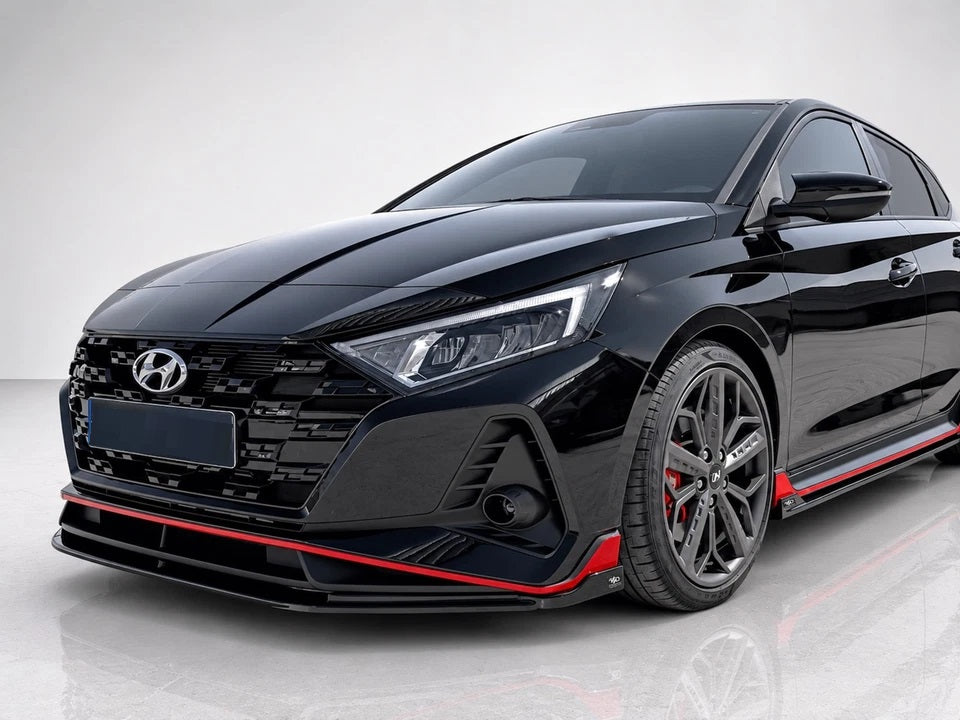 👉Splitter Anteriore Spoiler Hyundai i20 N N-Line MK3 20- Nero Lucido ABS👈