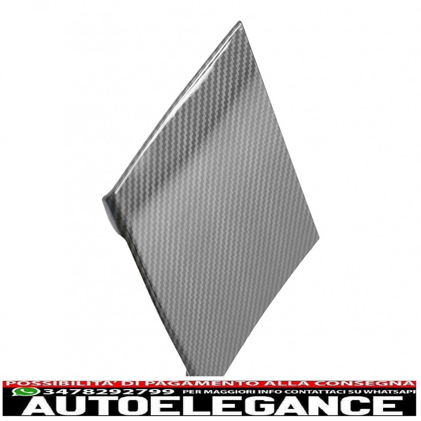 Copertura del rivestimento della presa d'aria della scatola del bracciolo posteriore adatto per mercedes classe A w177 v177 (2018-up) in fibra di carbonio AUTOELEGANCERICAMBI