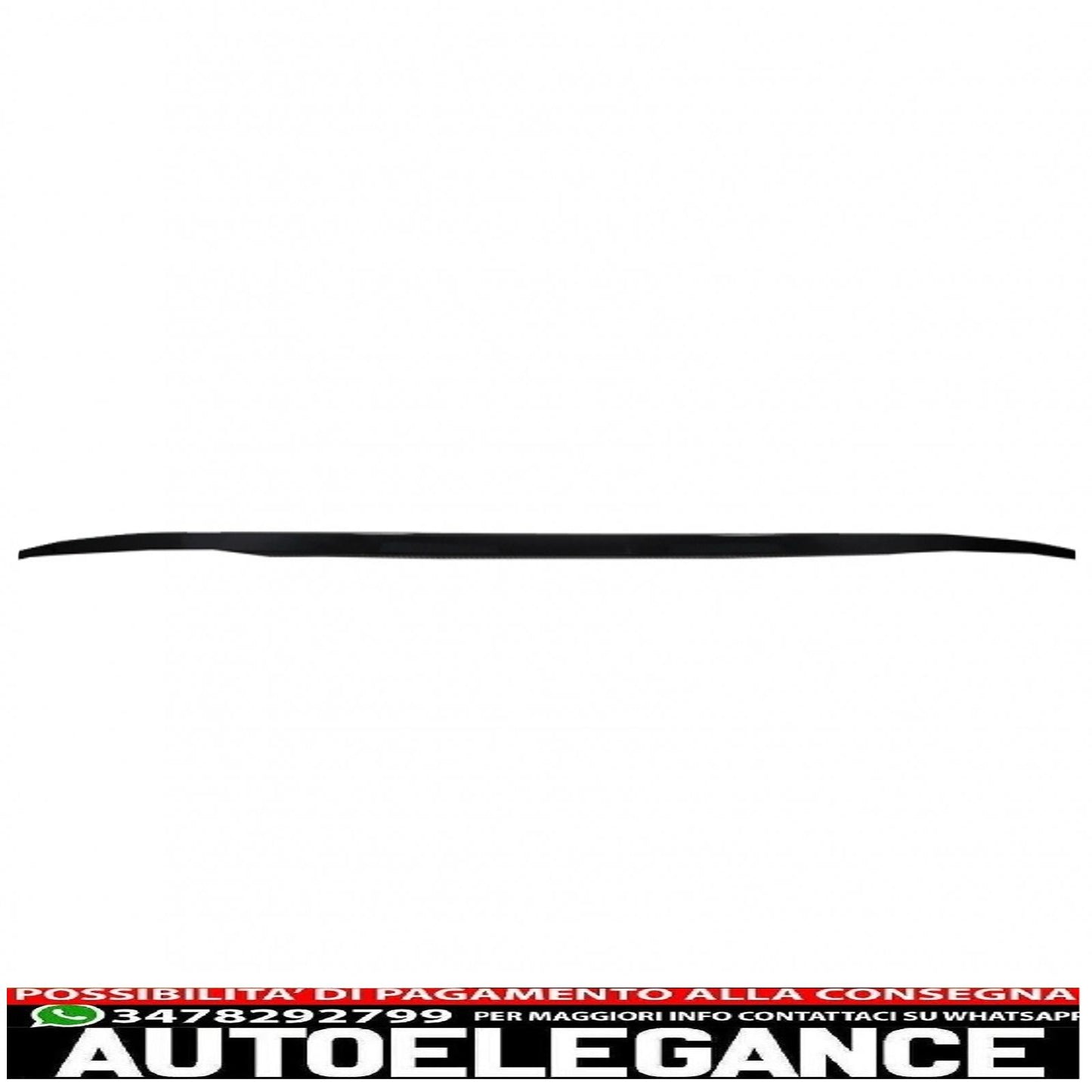 trunk spoiler suitable for audi a6 c7 4g 4 doors (2011-2018) piano black