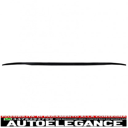trunk spoiler suitable for audi a6 c7 4g 4 doors (2011-2018) piano black
