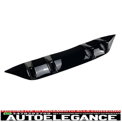 diffusore sottospoiler adatto per mercedes w205 con equipaggiamento esterno amg