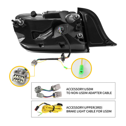 Fanali posteriori full LED GT Five modello per Ford Mustang 2015-2019 (adatto per modelli USA / Euro)