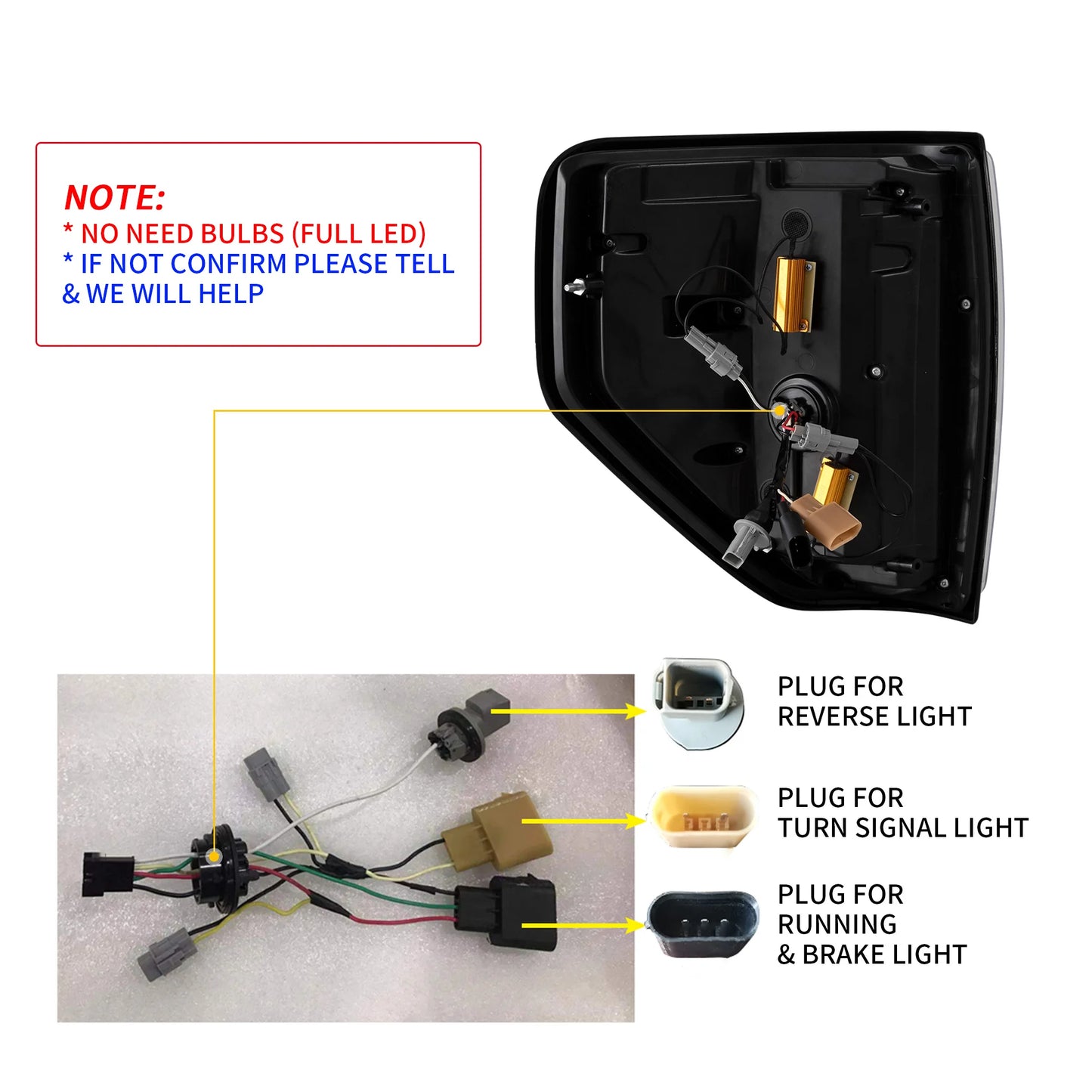Fanali posteriori Full LED per Ford F150 2009-2014 con segnale di svolta sequenziale/rosso ambra