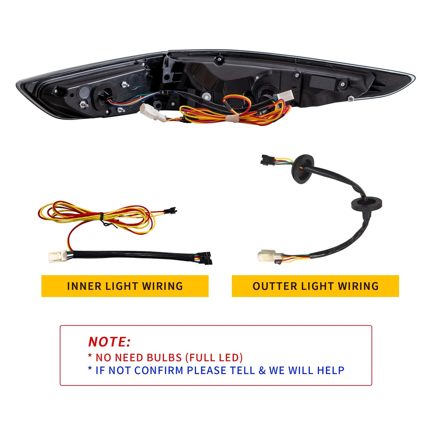 Fanali posteriori per Mazda 3 Axela berlina dal 2019 in poi con illuminazione dinamica di benvenuto (non adatto per Hatchback e Mazda 3 TCR)