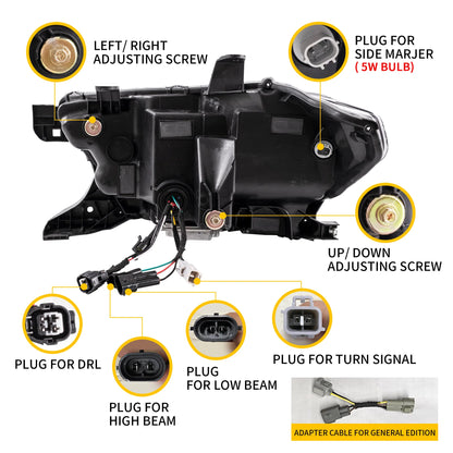 Proiettore Matrix e fari Full LED per Toyota Tacoma 2015-UP (prodotto pre-vendita. Matrix LED e stili Full LED da scegliere)