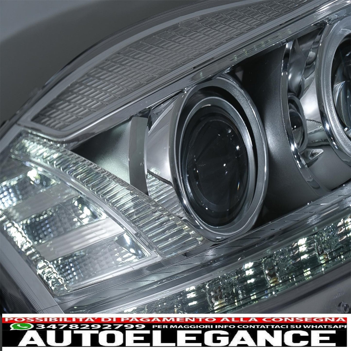 led headlights suitable for mercedes s class w221 (2005-2009) restyling look with sequential dynamic cornering lights
