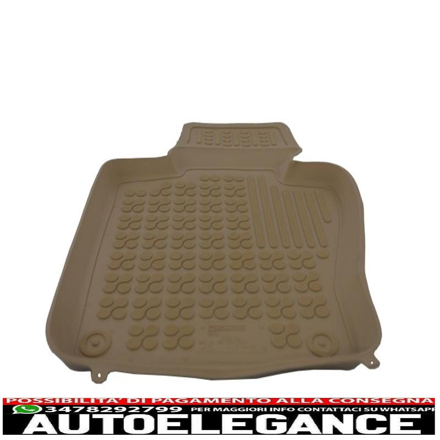 Beige rubber car mats suitable for bmw x3 e83 (2004-2010)