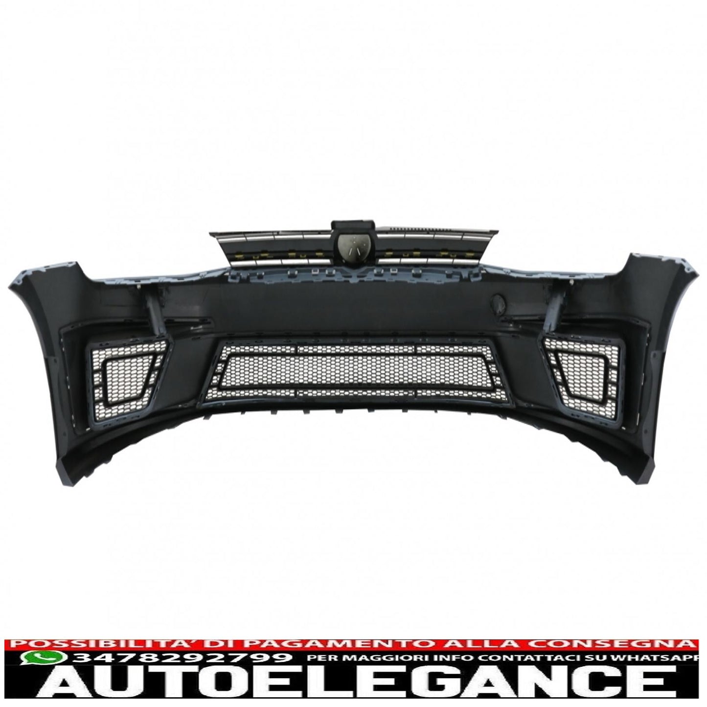 kit carrozzeria completo adatto per vw golf 7 vii 5g1 (2012-2017) design r400 con sistema di scarico completo e spoiler con alette sul tetto del parabrezza