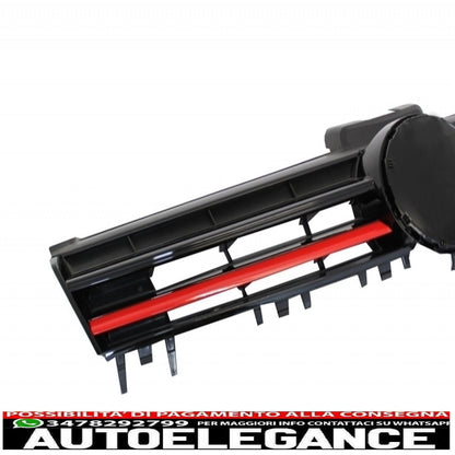 montaggio fari 3d led dinamico flusso sequenziale indicatore di direzione destra con griglia adatto per vw golf 7 vii (2012-2017) rosso r20 gti look