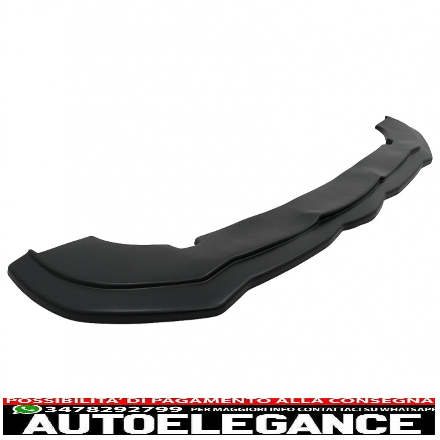 Front bumper splitter suitable for alfa romeo giulia 952 (2016-2021) black