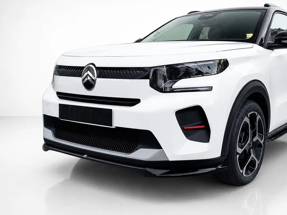 👉Splitter anteriore per Citroën C3 MK4 (2024-) ABS nero lucido👈