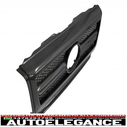 real carbon front parts suitable for mercedes g-class w463 amg (1990-2014) g65 design grille headlights spoiler covers 