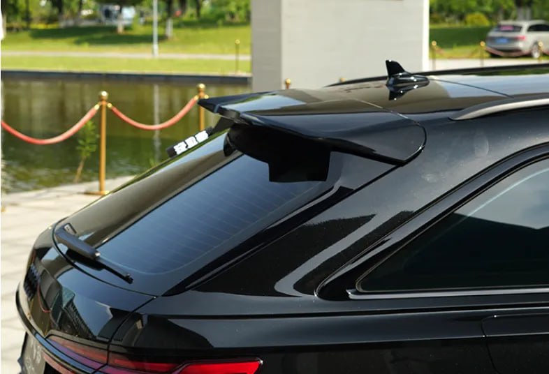 ROOF SPOILER SUITABLE FOR AUDI A6 C8 AVANT 2018+ RS6 LOOK GLOSSY BLACK