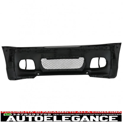 paraurti anteriore adatto per bmw serie 3 e46 berlina touring (1998-2004) m-technik m-tech modello m-sport senza fendinebbia