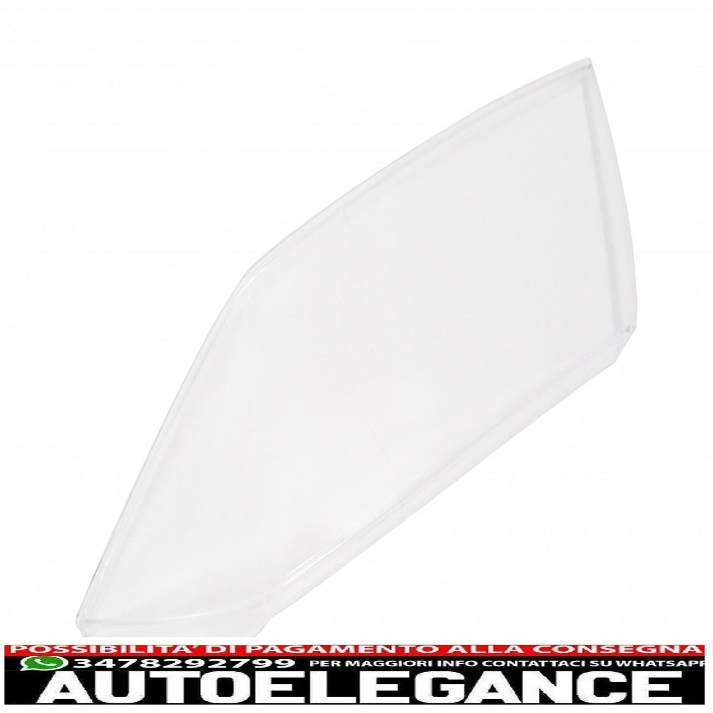 headlight lenses suitable for skoda octavia ii (1z) (2004-2008) clear glass optics 