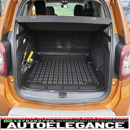 Rubber boot mat suitable for Dacia Duster ii (4x4) (2018-) black