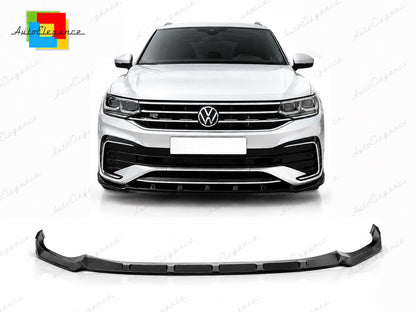 👉Splitter anteriore per VW Tiguan R/R-Line MK2 facelift 20-24 ABS nero lucido👈
