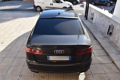 SPOILER LUNOTTO ADATTO PER AUDI A6 4G C7 2011-2018 BERLINA LOOK GREZZO