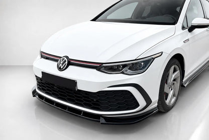 👉Splitter Anteriore per VW Golf MK8 GTI GTE R-Line 19-24 Nero Lucido👈