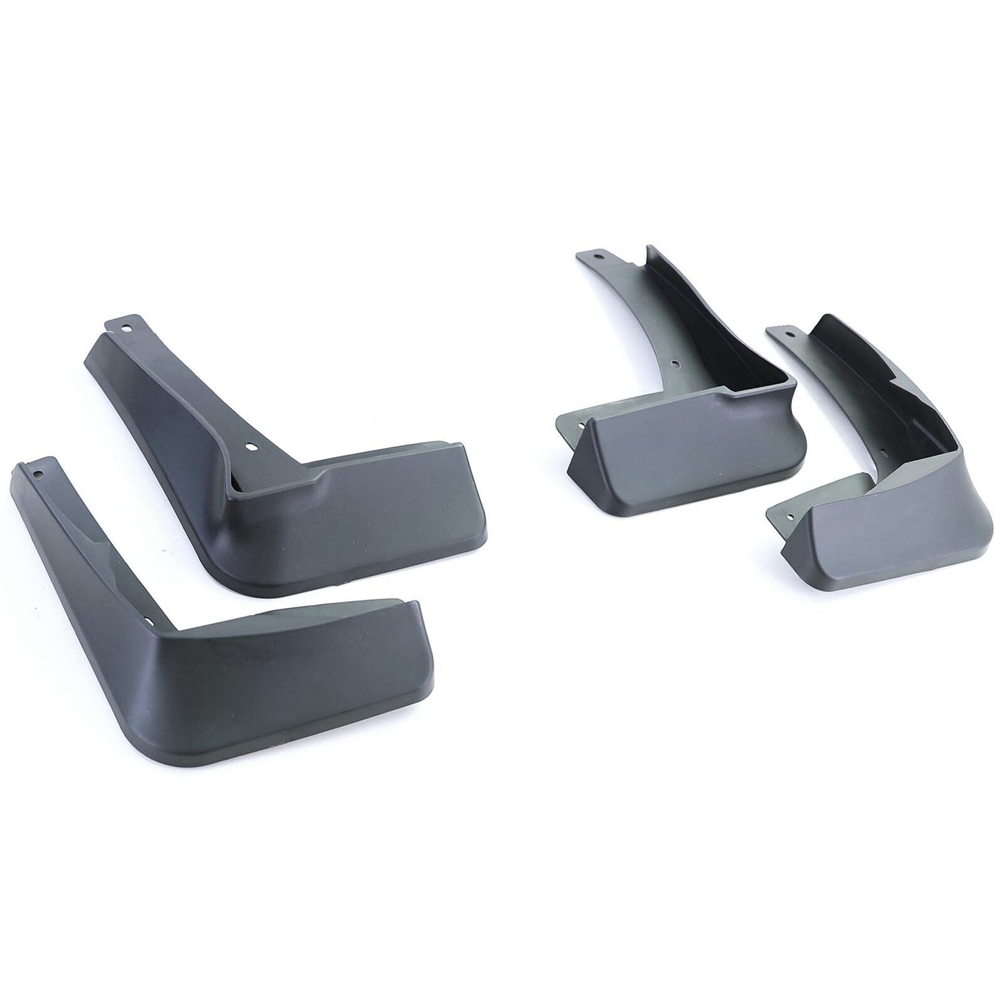 Mudflaps set front and rear black for VW Golf 8 with R-Line from 19