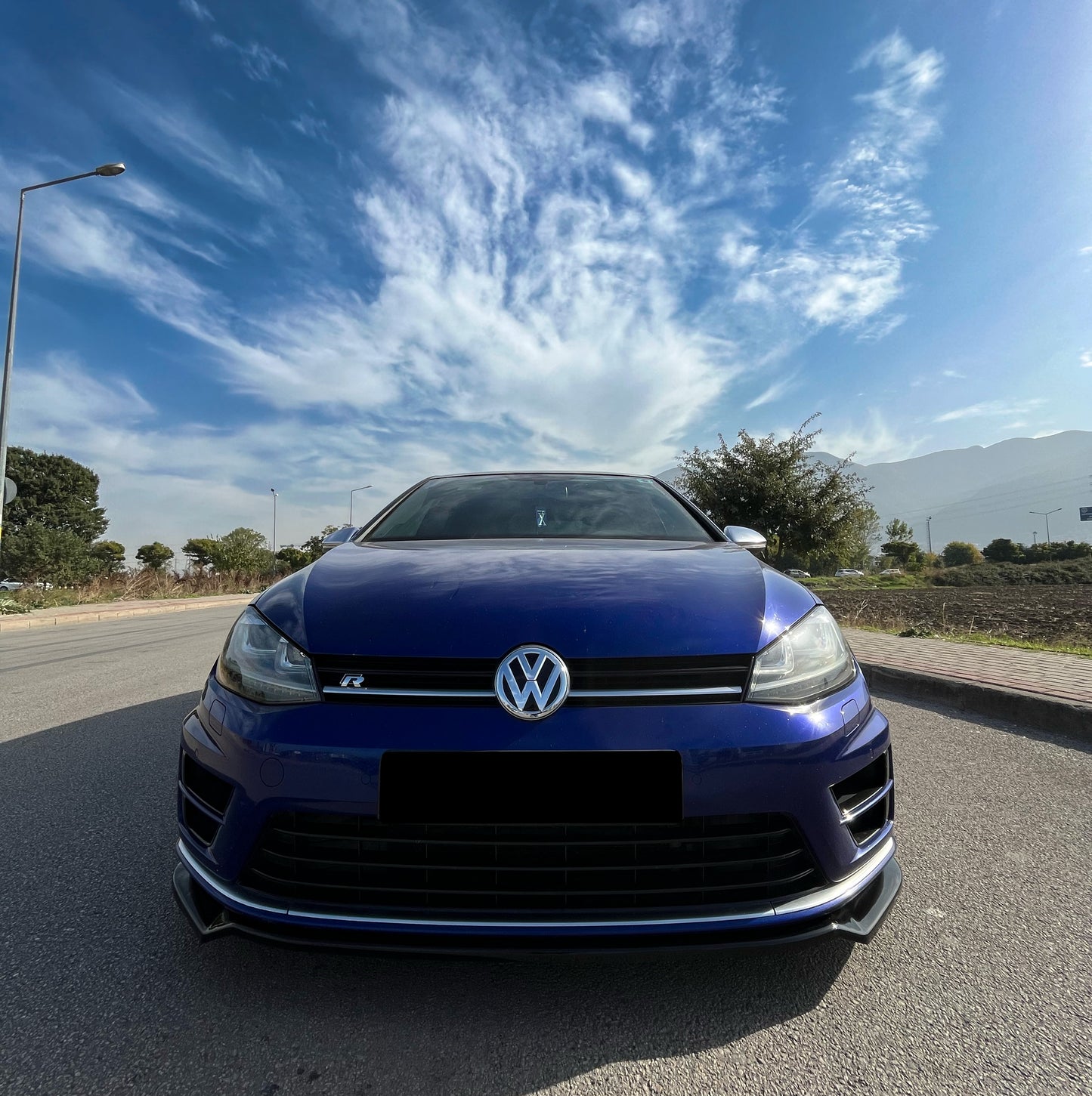 Splitter Anteriore VW VOLKSWAGEN Golf MK 7 R/R Line 2013-2016 Con ABE TÜV
