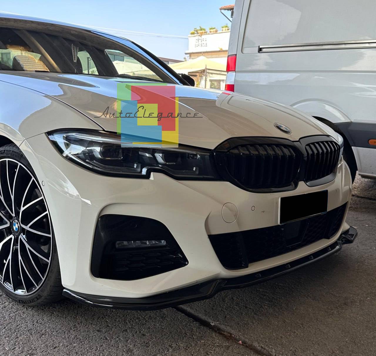 SPLITTER SERIE 3 G20 G21 MSPORT 2018-2022 LOOK NERO LUCIDO