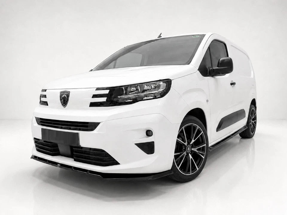 👉Splitter anteriore Citroën Berlingo-Peugeot Partner MK3 FL ABS nero lucido👈