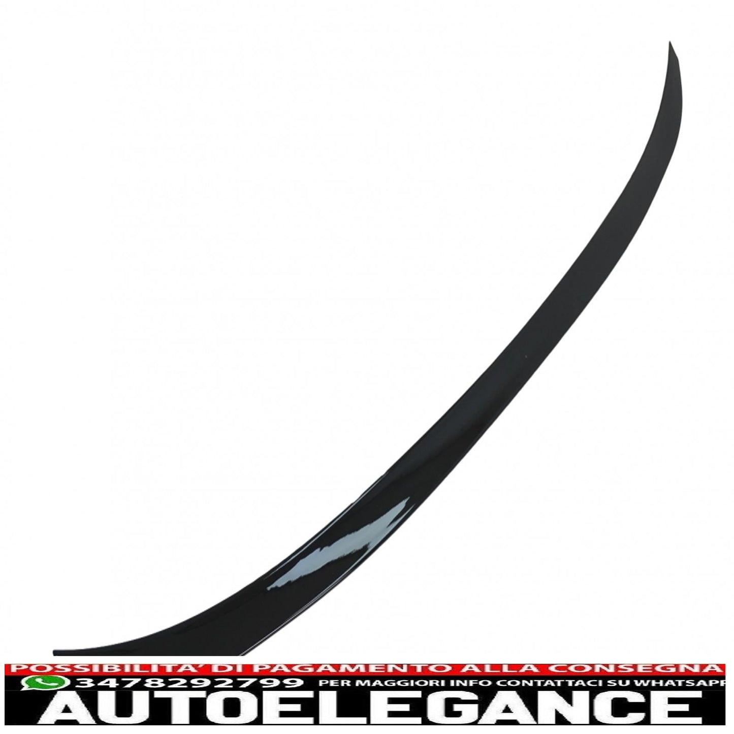 Trunk Spoiler Suitable for BMW 5 Series G30 Limousine (2017-up) M5 Design Piano Black 