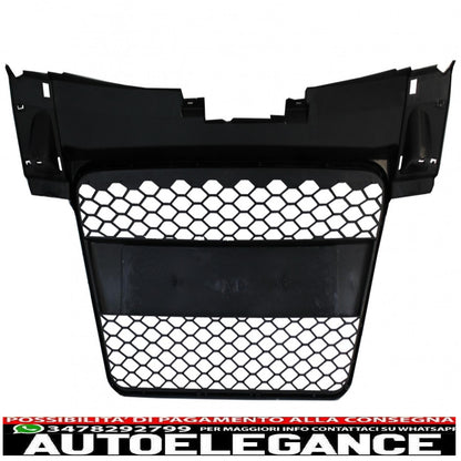 griglia anteriore senza badge adatta per audi tt 8j (2006-2014) rs design
