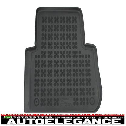 Black rubber mat suitable for citroen c3 picasso (2009-2016)