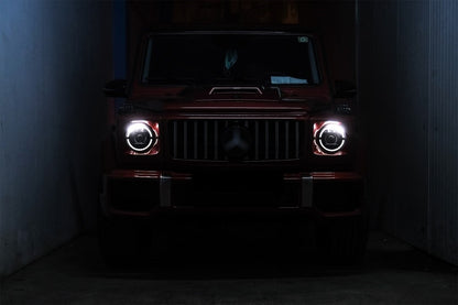 HEADLIGHTS SUITABLE FOR MERCEDES G CLASS W463 2007-2017 FULL LED LOOK LIFT