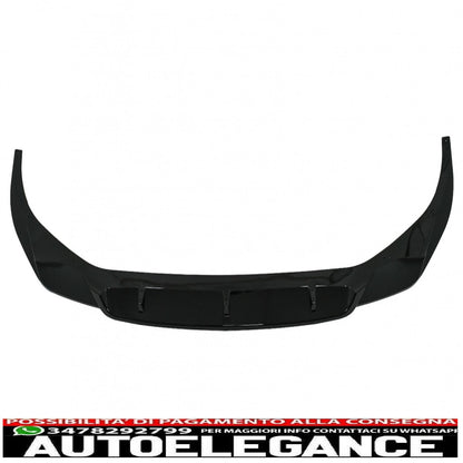 Front Bumper Spoiler Lip Suitable for BMW 7 Series G11 G12 LCI M Sport (02.2019-up) Piano Black 