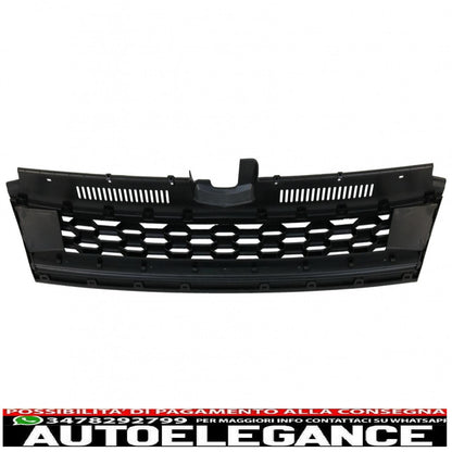 central grille without badge suitable for vw golf 7.5 vii facelift (2017-up) gti design red and chrome