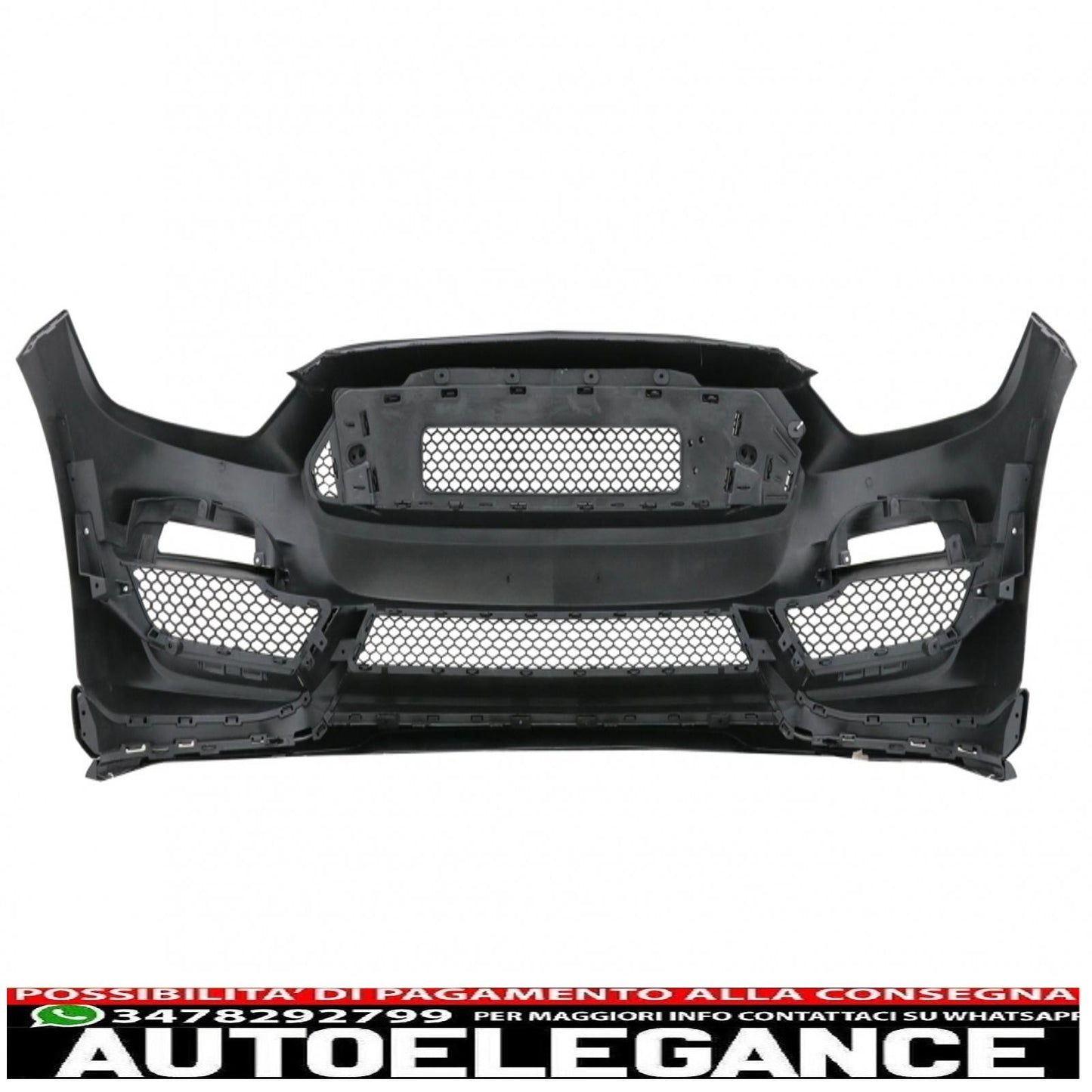 front bumper suitable for ford mustang mk6 vi sixth generation (2015-2017) gt350 design