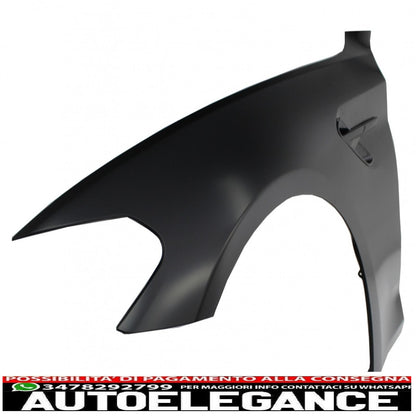 parafanghi anteriori adatti per bmw serie 5 g30 g31 g38 (2017-) limousine touring nero design m5