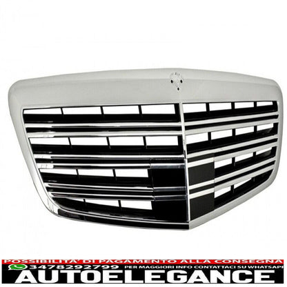 Griglia Anteriore per Mercedes W221 Classe S Facelift 2011-2013 S63 S65 Design-mostra il titolo originaleTesto originaleFront Grille for Mercedes W221 S-Class Facelift 2011-2013 S63 S65 Design