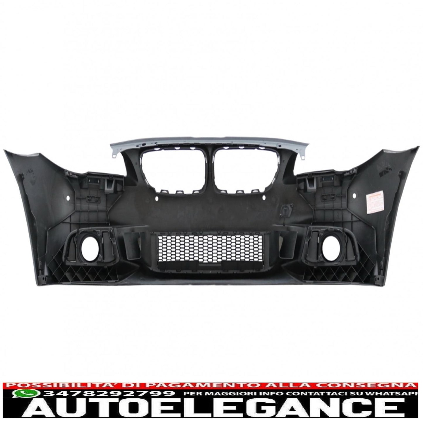 paraurti anteriore adatto per bmw serie 5 f10 f11 lci (2014-2017) design m-technik senza fendinebbia