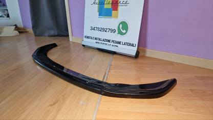 SPLITTER ADATTO PER VW POLO AW1 GTI GTD RLINE LOOK NERO LUCIDO DESIGN SPORTIVO
