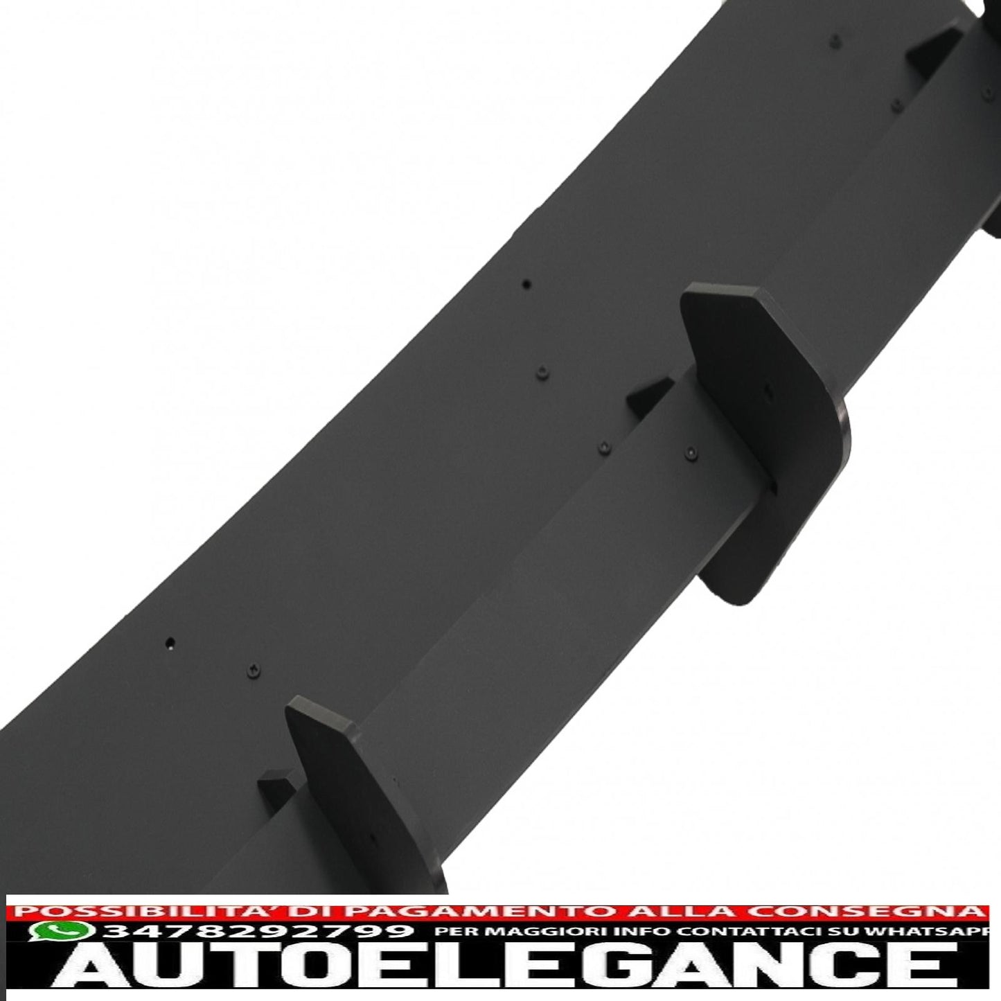 Splitter estensione paraurti posteriore per diffusore adatto a vw golf 7.5 facelift r (2017-2020)