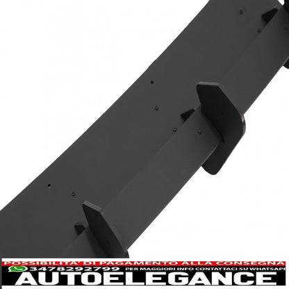 Splitter estensione paraurti posteriore per diffusore adatto a vw golf 7.5 facelift r (2017-2020)