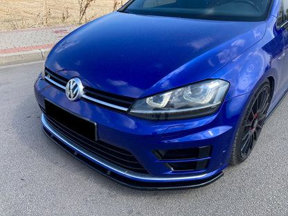 Splitter Anteriore VW VOLKSWAGEN Golf MK 7 R / R Line 2013-2016 Versione 2 Con ABE TÜV