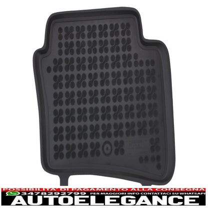 Black rubber mat suitable for Hyundai i20 GB 2014+