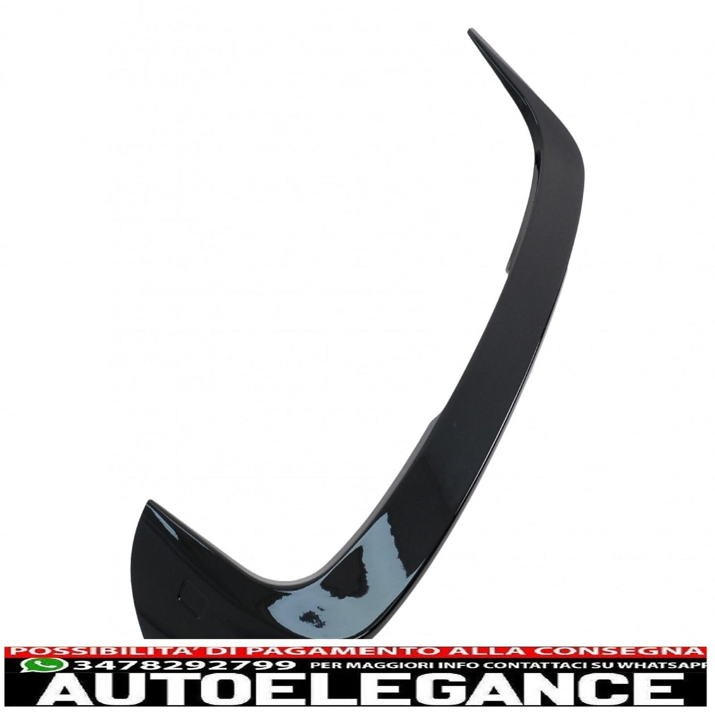 ala spoiler sul tetto adatta per bmw x1 suv f48 pre-lci (06.2015-2019) stile ac pianoforte nero AUTOELEGANCERICAMBI