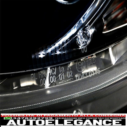 led drl headlights suitable for Seat leon altea toledo (06.2005-2009) black