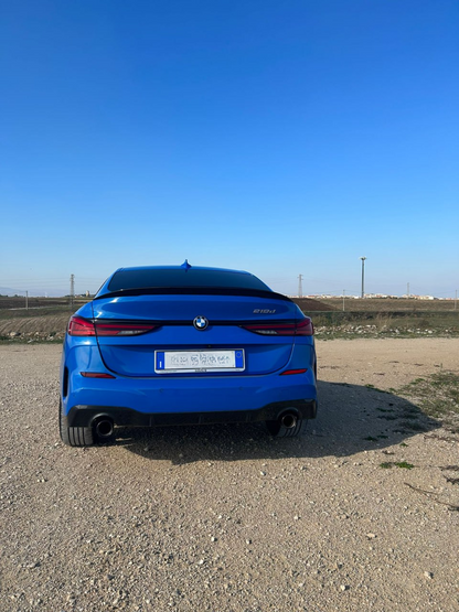 SPOILER ADATTO PER BMW SERIE 2 F44 GRAND COUPE 2020+ LOOK MSPORT NERO LUCIDO
