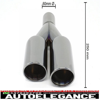quad exhaust muffler tips fit for bmw 3 series e46 e90 e92 e93 f30 f31 4 series f32 f33 f36 5 series e60 f10 f11 g30 6 series f06 f12 f13 m3 m5 m-power design